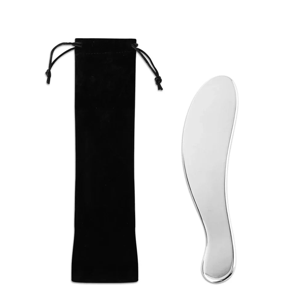 Gua Sha Board Guasha Massage for Face Stainless Steel Body Massager Facial Scraping Plate SPA  Guasha Scraper for Neck Back